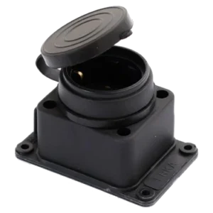 ERKA 6001 Колодка одинарна з заглушкою 1*16 (каучук)