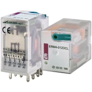 ЕТІ ERM4-012DCL 4p Реле електромеханічне