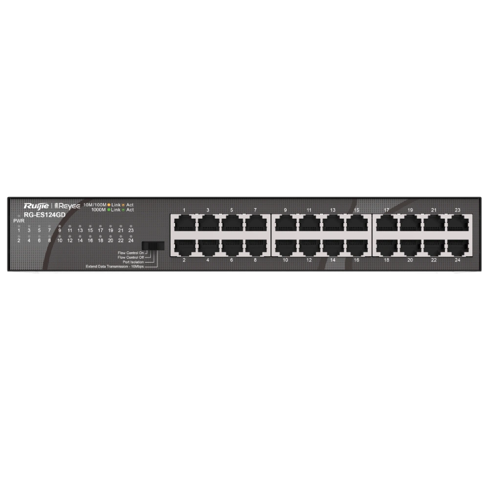 Ruijie Reyee RG-ES124GD Комутатор 24 порти некерований