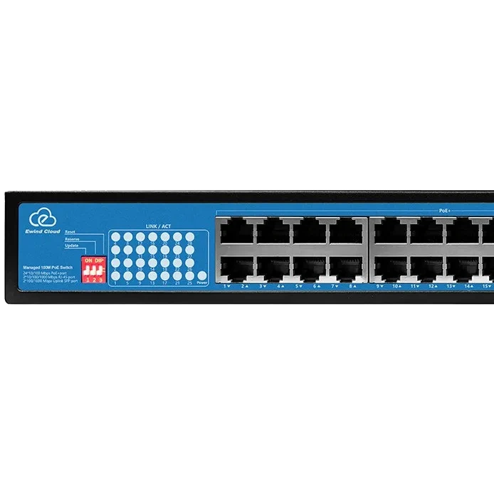 Ewind EW-ES2028CF-AP PoE Комутатор 28 портів некерований - Зображення 4