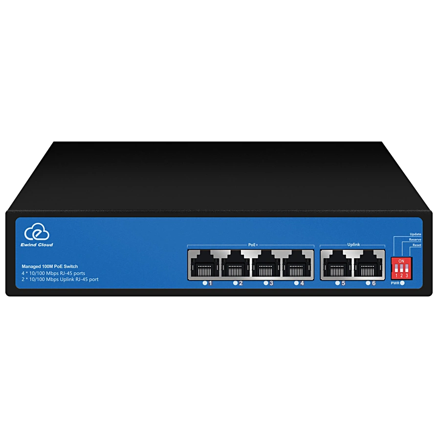 Ewind EW-ES2006CF-AP PoE Комутатор 6 портів некерований