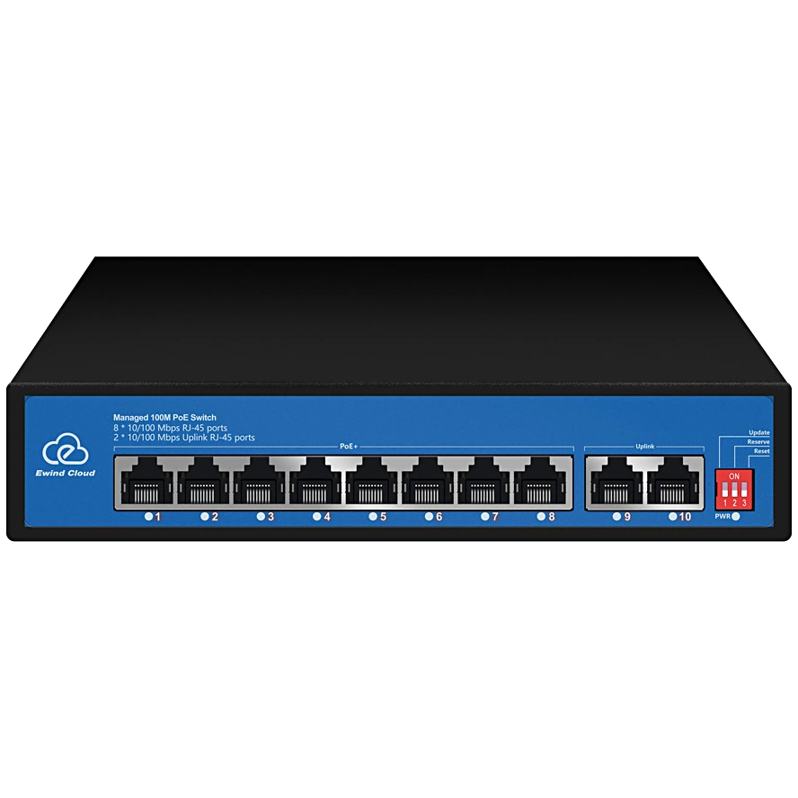 Ewind EW-ES2010CF-AP PoE Комутатор 10 портів некерований