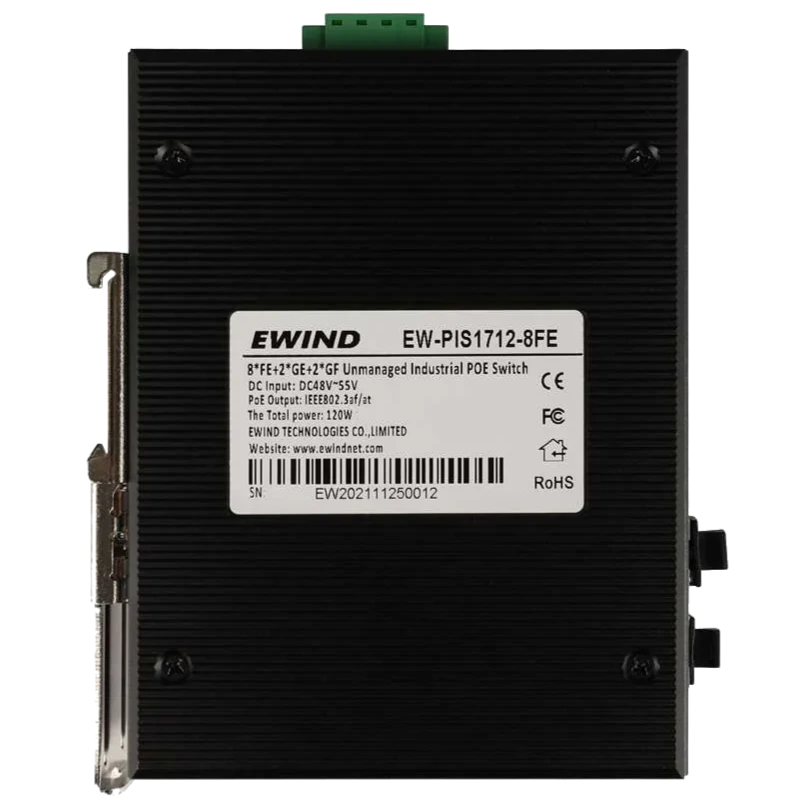 Ewind EW-PIS1712-8FE PoE Комутатор 12 портів некерований - Зображення 5