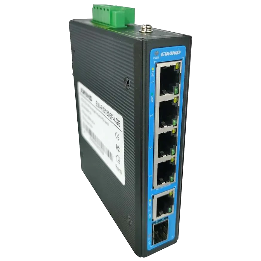 Ewind EW-PIS1806F-4GE PoE Комутатор 6 портів некерований - Зображення 3
