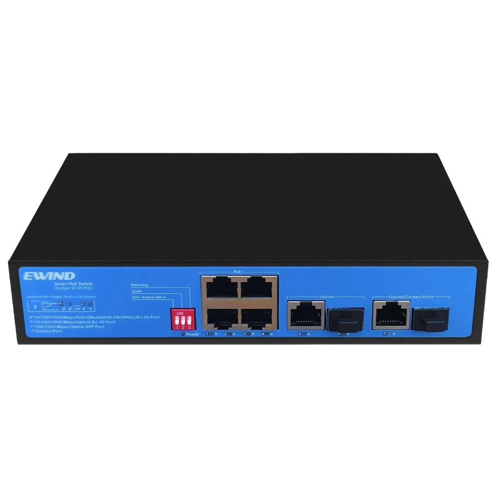 Ewind EW-S1907CG-AP PoE Комутатор 7 портів некерований - Зображення 3