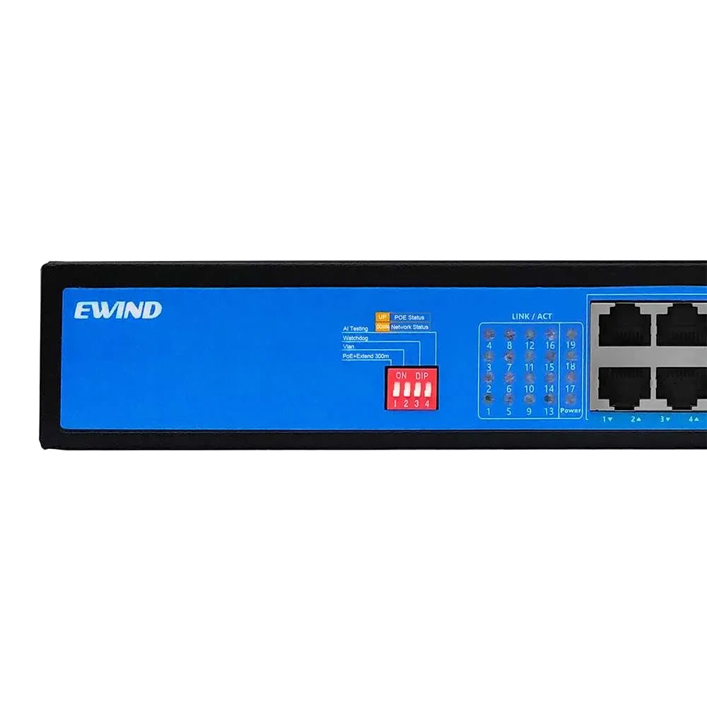 Ewind EW-S1919CF-AP PoE Комутатор 19 портів некерований - Зображення 3