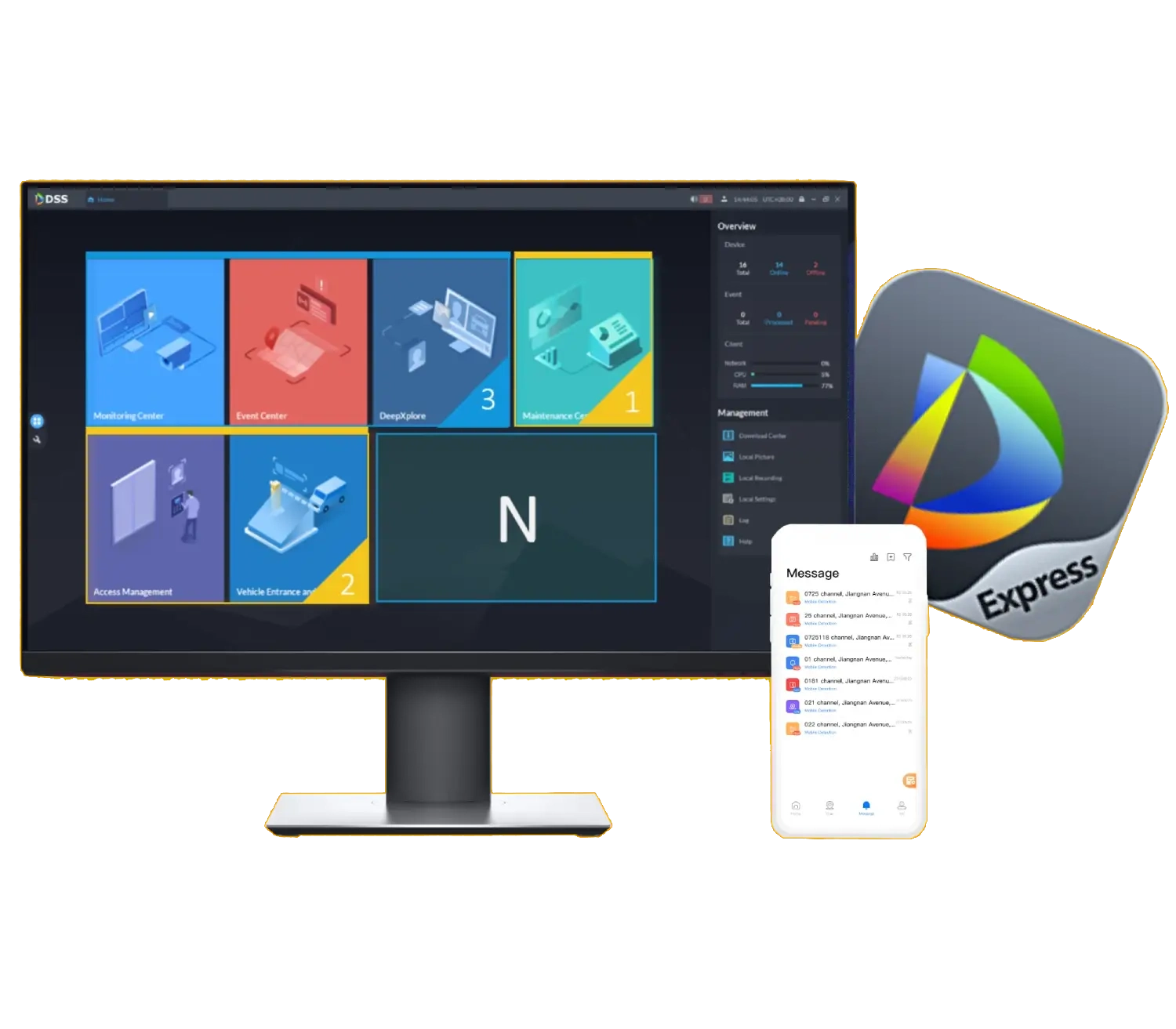 DHI-DSSExpress8-Alarm-License DSS Express ( 1 канал сигналізації )