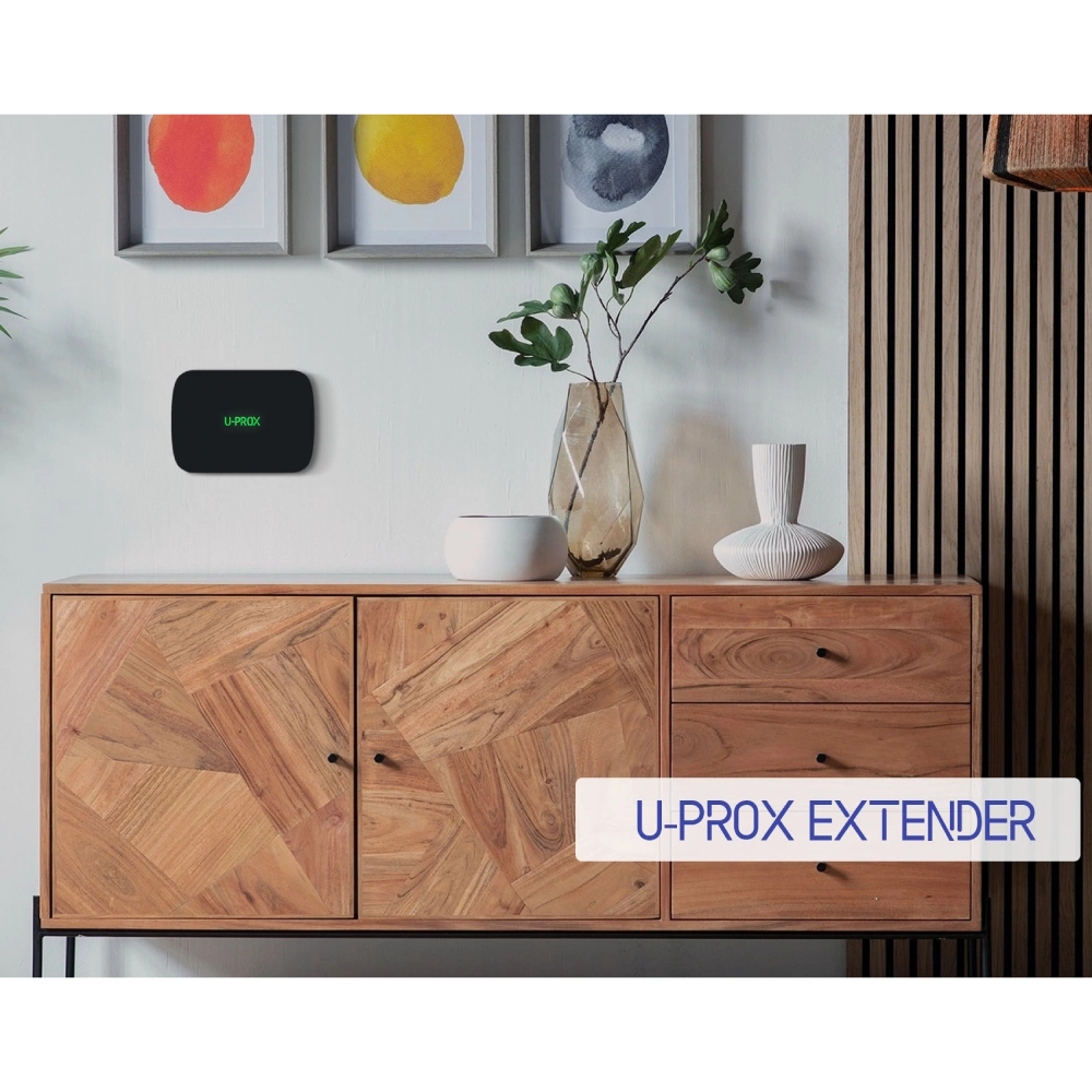 U-Prox Extender Black Ретранслятор радіосигналу з автоматичною маршрутизацією - Зображення 6