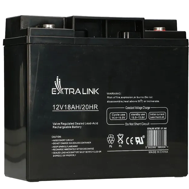Extralink AGM 12V 18 Ah Акумулятор