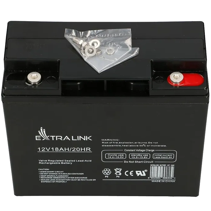 Extralink AGM 12V 18 Ah Акумулятор - Зображення 3
