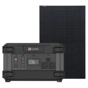 Ezviz CS-PS1300 (CN066)(FR) + Risen Solar RSM40-8-400MB Full Black Система автономного живлення однофазна
