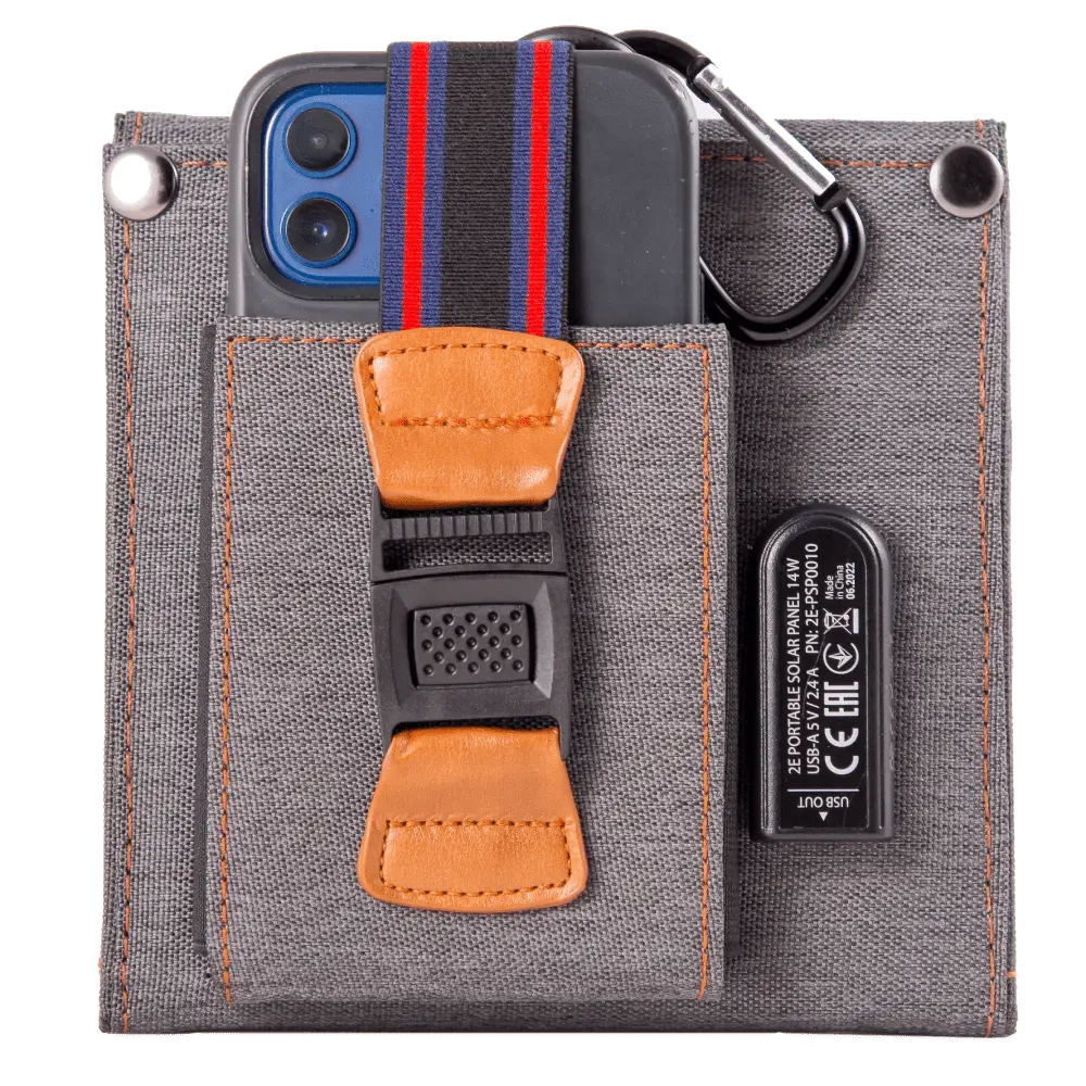 2E портативна 14 Вт USB-A 5V/2.4A Сонячна панель - Зображення 3
