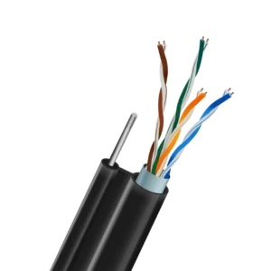 Кабель TRINIX FTP CAT5E 0.5 CU зовнішній (LDPE) з самонесучим дротом