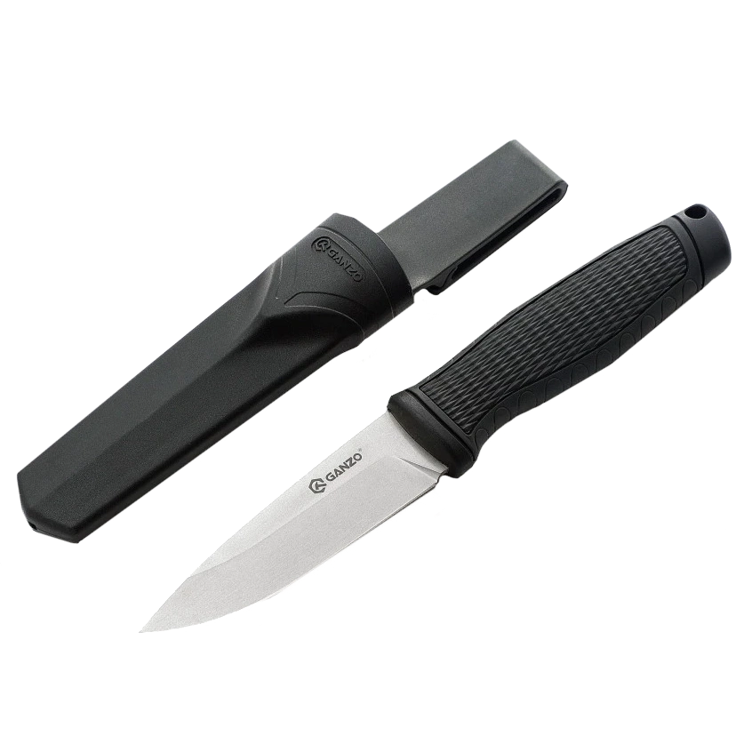 Ganzo G806-BK Ніж чорний з ножнами