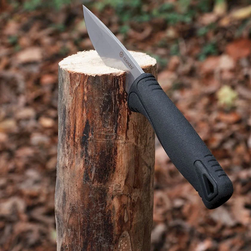 Ganzo G807-BK Ніж чорний з ножнами - Зображення 6