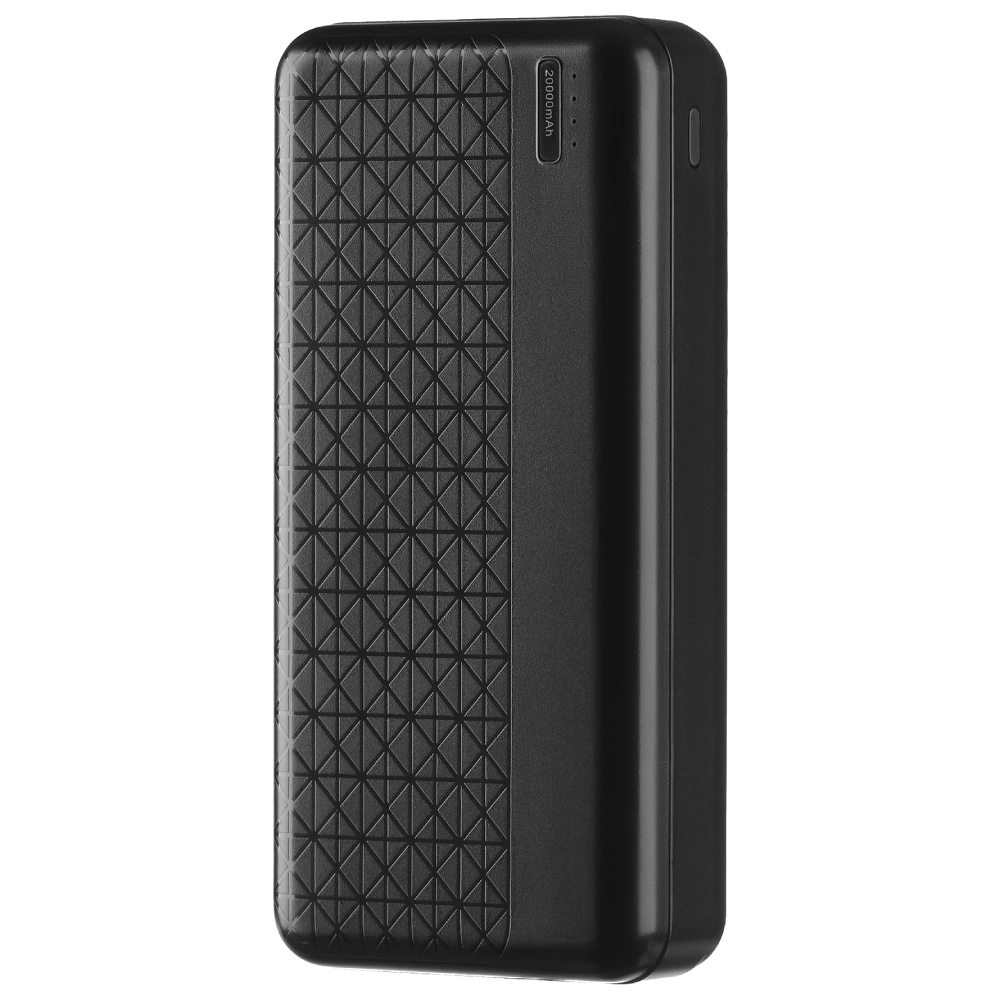 2E 20000mAh Geometry PD+QC 3.0 18W black Повербанк