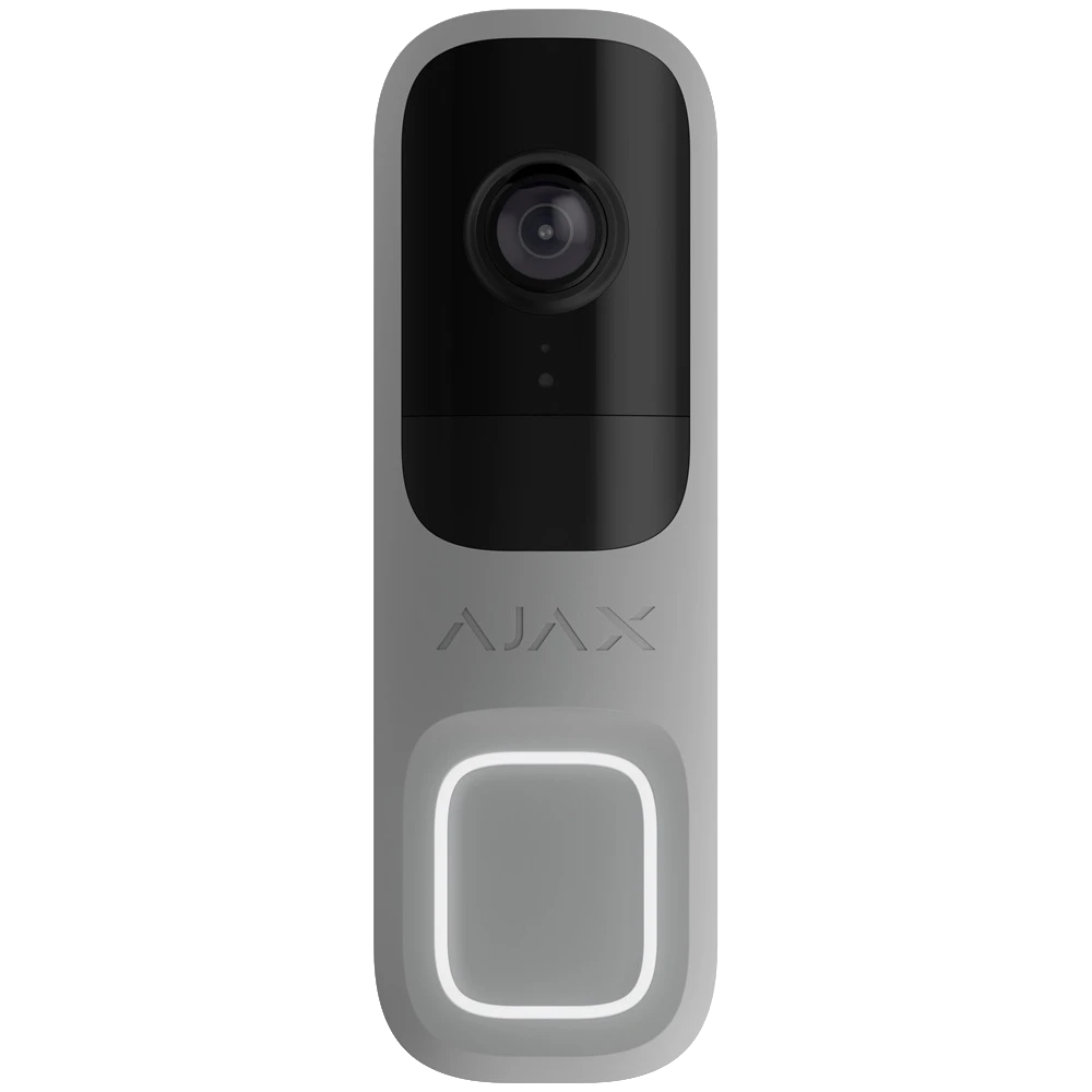 Ajax Doorbell Grey RAL 7004 Відеодзвінок