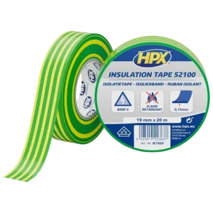 HPX IE1920 HPX52100 19мм х 20м Стрічка ПВХ ізоляційна