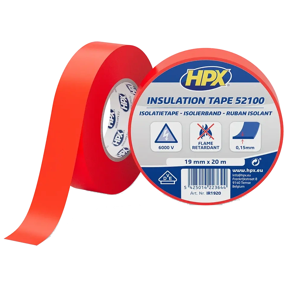 HPX IR1920 HPX52100 19мм х 20м Стрічка ПВХ ізоляційна