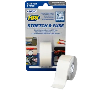 HPX SI2503 Stretch&Fuse 25мм х 3м Стрічка силіконова вулканізуюча