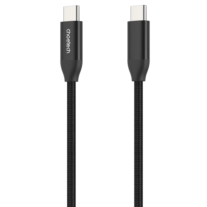 Choetech XCC-1035 1.2м Black USB-C to USB-C PD3.1 Кабель