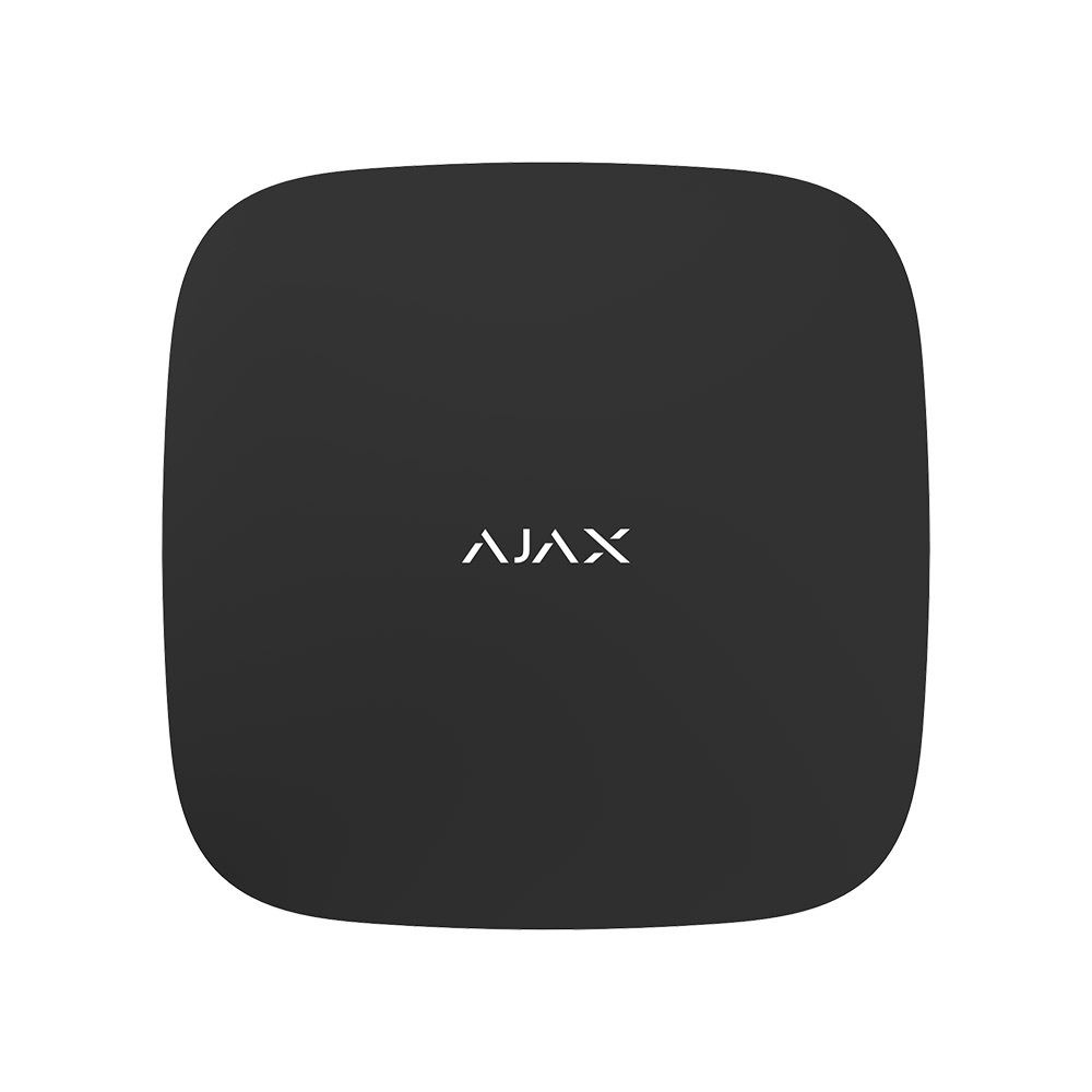 Інтелектуальна охоронна централь Ajax Hub 2 Plus, gsm, ethernet, wi-fi, jeweller, бездротова, чорний