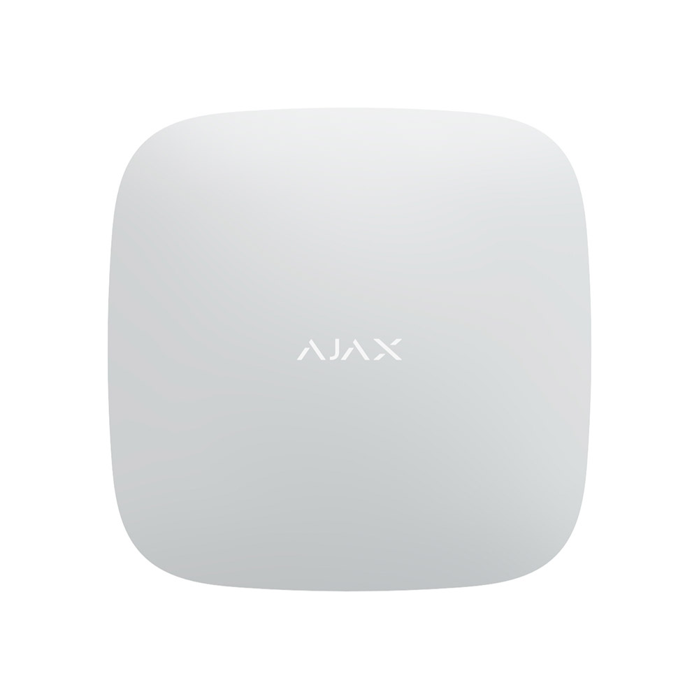 Інтелектуальна охоронна централь Ajax Hub 2 Plus, gsm, ethernet, wi-fi, jeweller, бездротова, білий