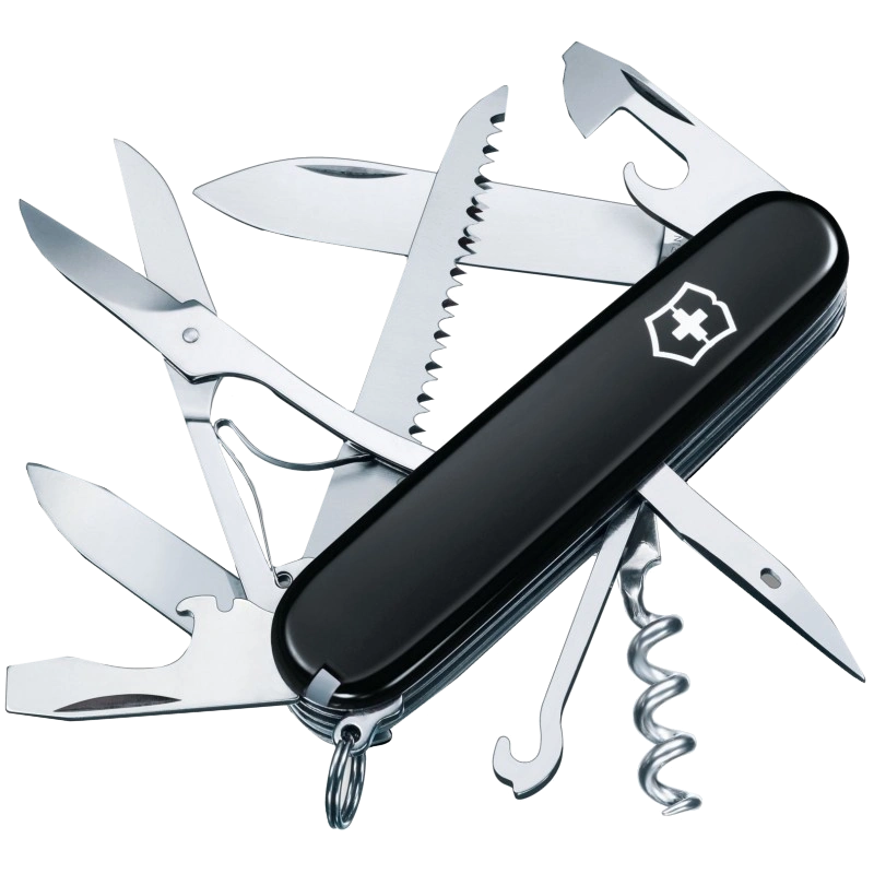Victorinox Swiss Army Huntsman 1.3713.3 Ніж чорний