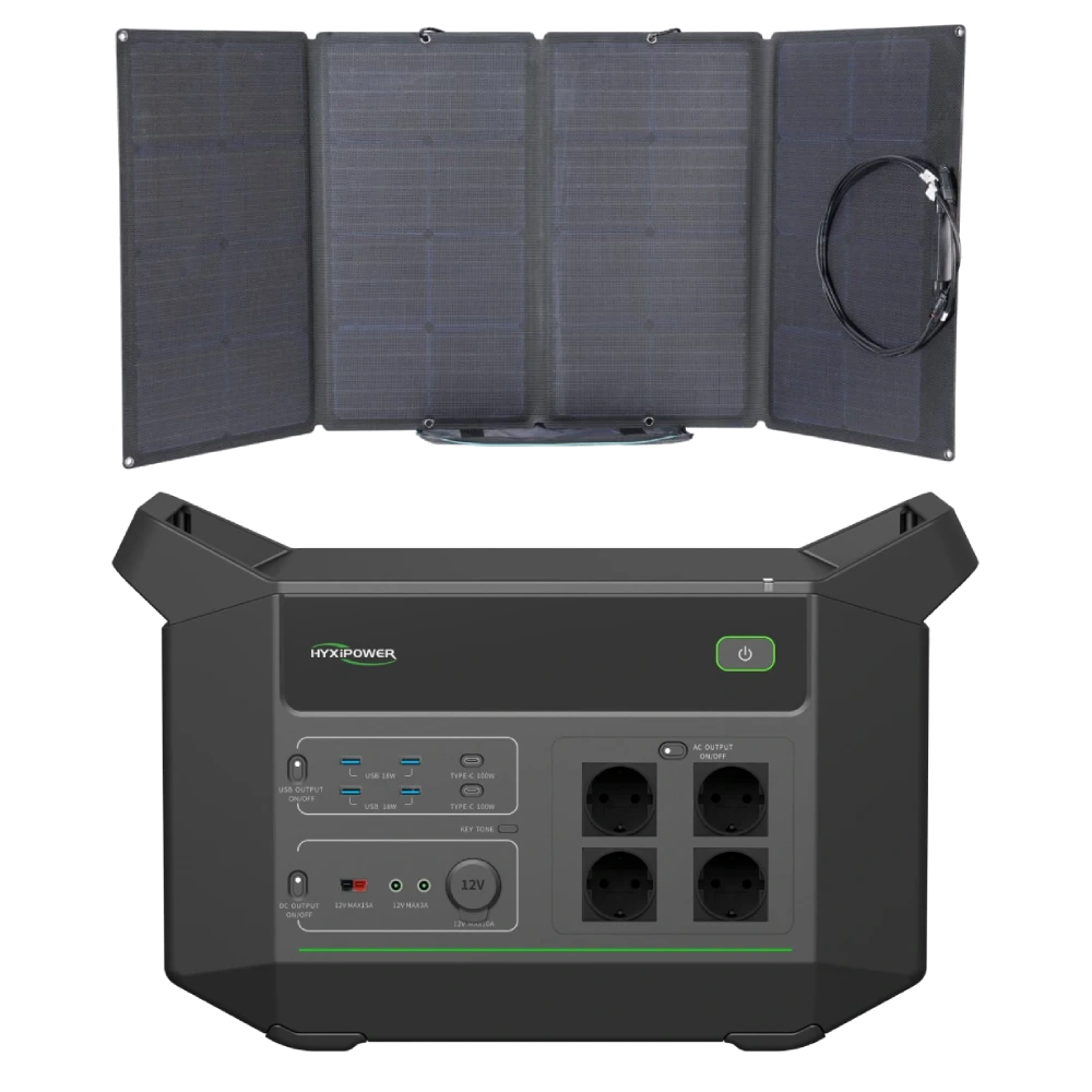HYXiPower HYX-EA2500 + EcoFlow 160W Система автономного живлення однофазна