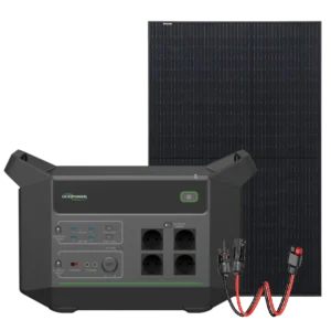 HYXiPower HYX-EA2000 + Risen Solar RSM40-8-400MB Full Black Система автономного живлення однофазна