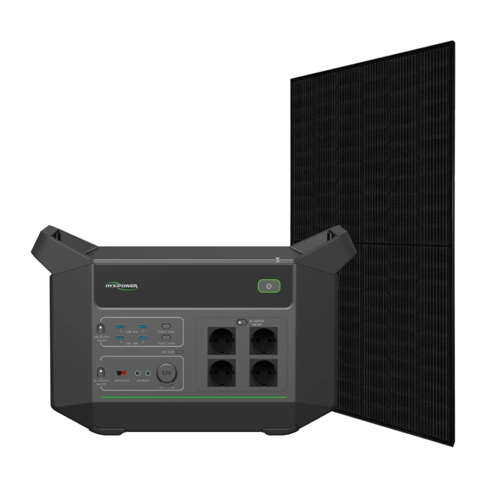 HYXiPower HYX-EA2000 + Canadian Solar CS6R-395MS Full Black Система автономного живлення однофазна
