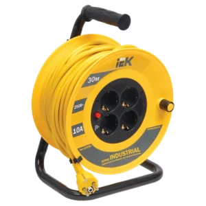 IEK Подовжувач-катушка 4гн 30м З/К УК30 т/з (3х1,5мм2) IP44