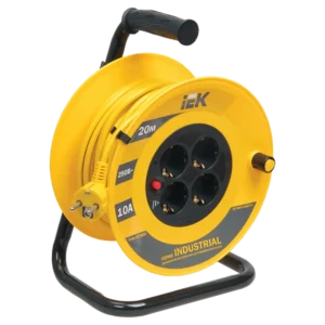 IEK Подовжувач-катушка 4гн 20м З/К УК20 т/з (3х1,5мм2) IP44