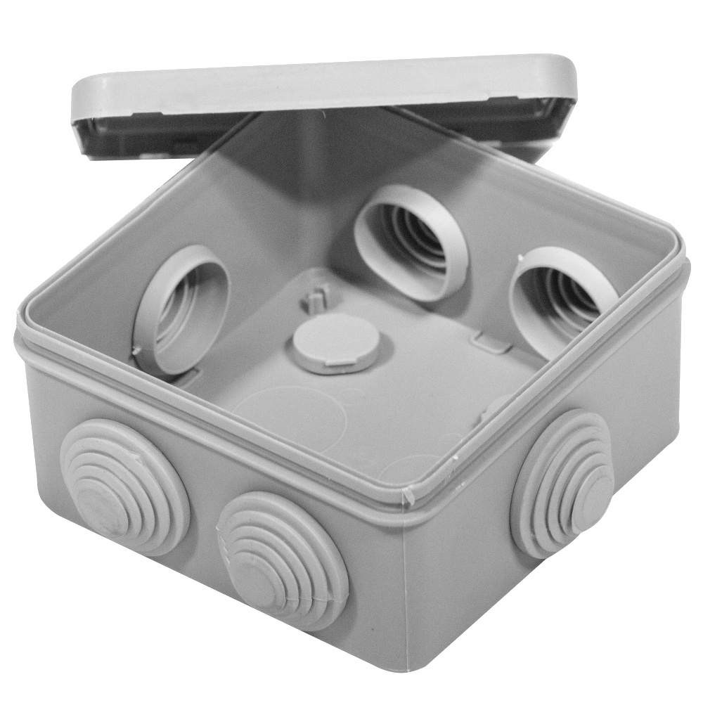 IP54, UEA (100х100x50) Коробка розподільча квадратна зовнішня - Зображення 3