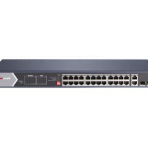 Hikvision DS-3E0528HP-E Hi-PoE Комутатор 24 порти некерований