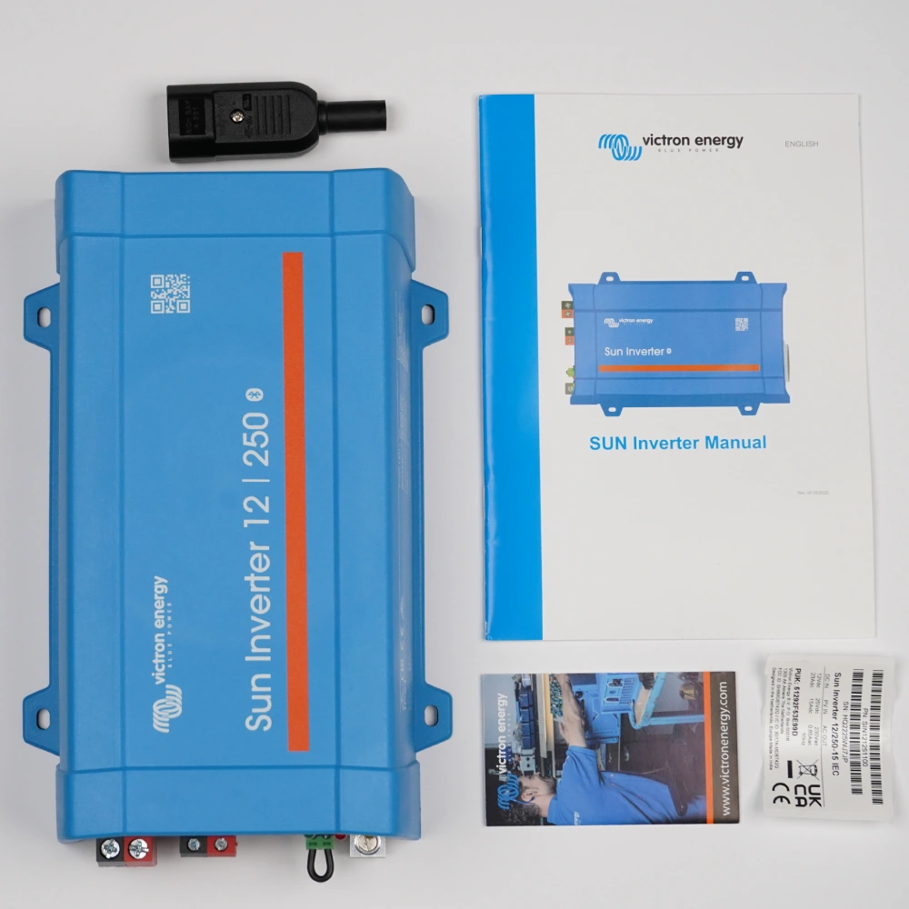 Victron Energy Sun Inverter 12/250-15 автономний однофазний чиста синусоїда Інвертор - Зображення 6