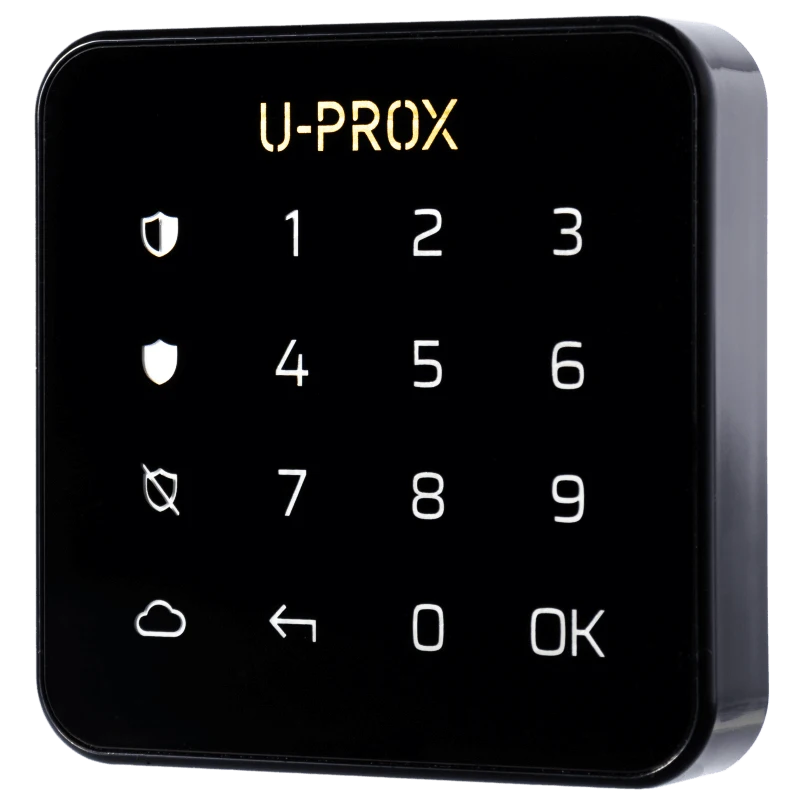 U-Prox Keypad G1 Black Бездротова сенсорна клавіатура для однієї групи - Зображення 2