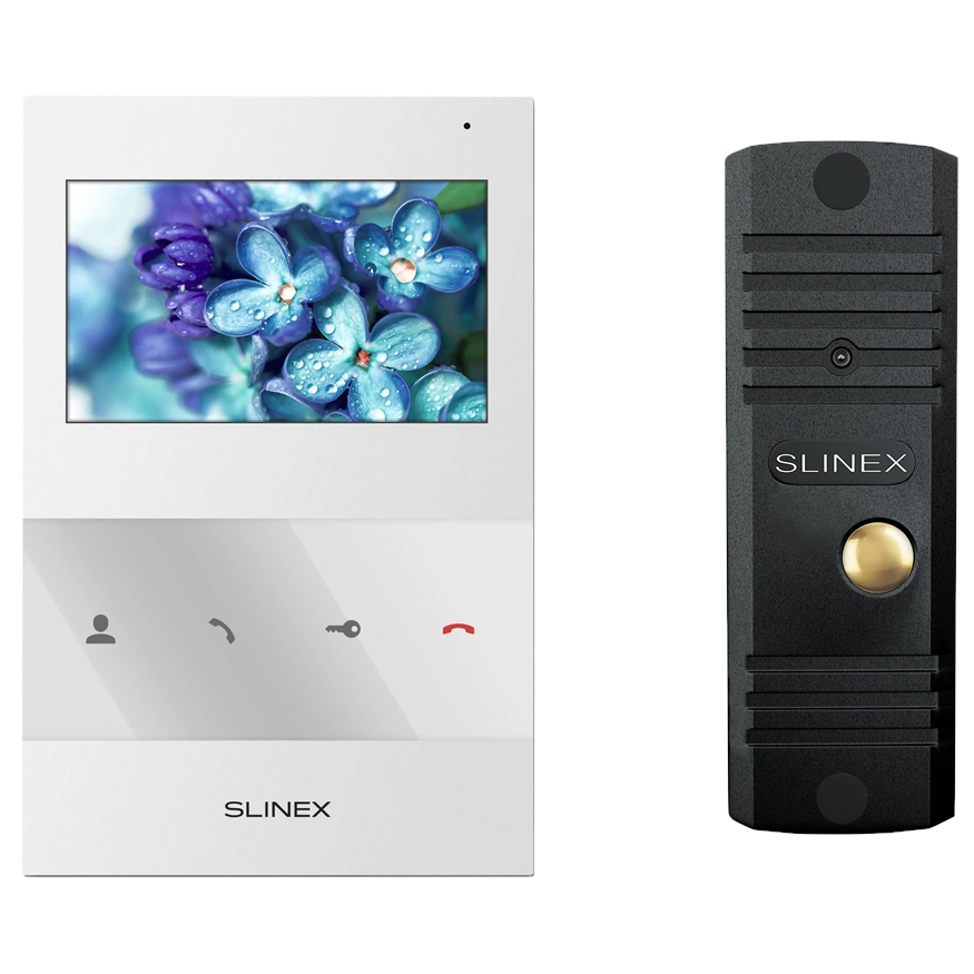 Slinex SQ-04(White)+ML-16НD(Black) Комплект відеодомофону