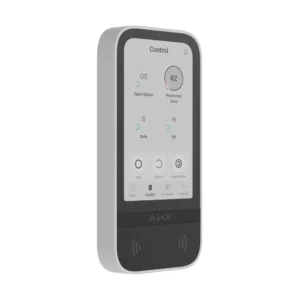 Бездротова сенсорна клавіатура Ajax Keypad Plus, jeweller, бездротовий, білий