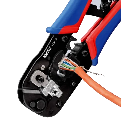 KNIPEX 97 51 13 Western RJ45 Прес-кліщі для штекерів - Зображення 5