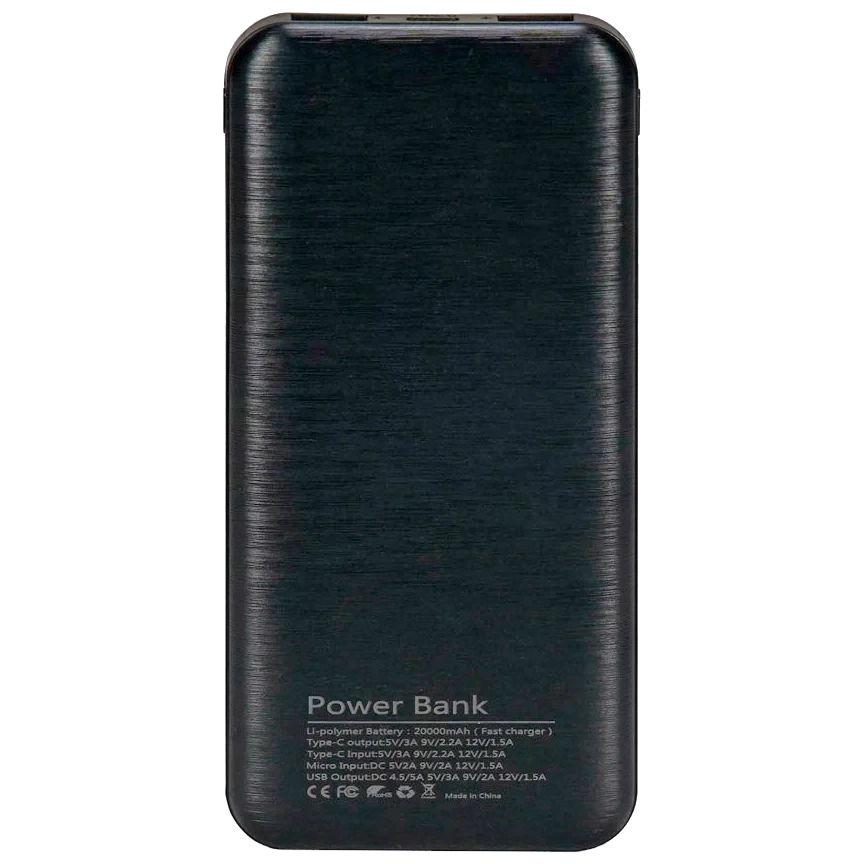Kraft KPB-2020FC (20000 mAh) Black Повербанк - Зображення 4