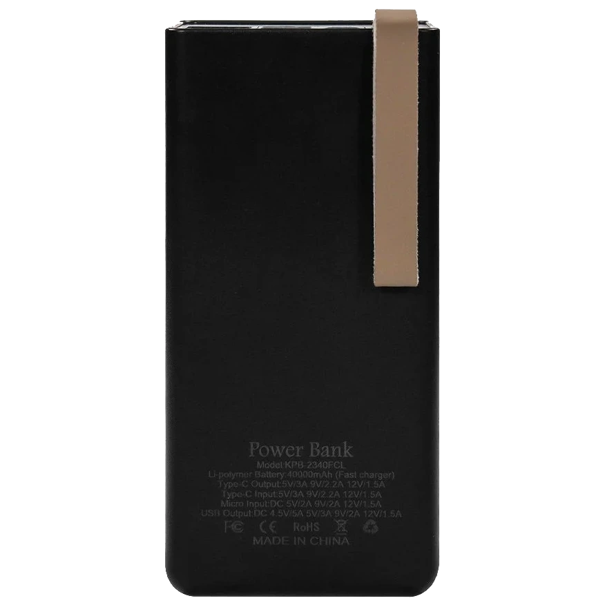 Kraft KPB-2350FCL (50000 mAh) Black Повербанк - Зображення 3