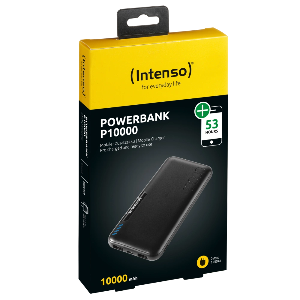 INTENSO P10000 BLACK Повербанк - Зображення 6