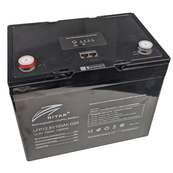 Ritar LFP12.8V100AHG24 Акумуляторна батарея з bluetooth - Зображення 3