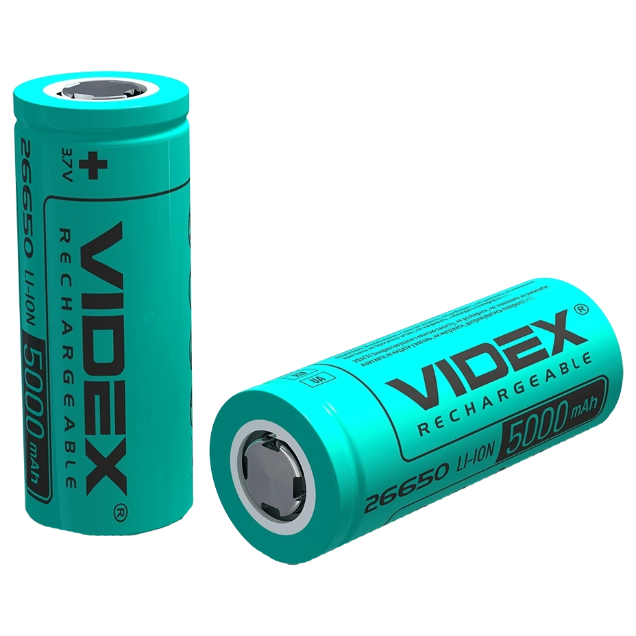 Videx Li-ion 26650 5000mAh Аккумулятор