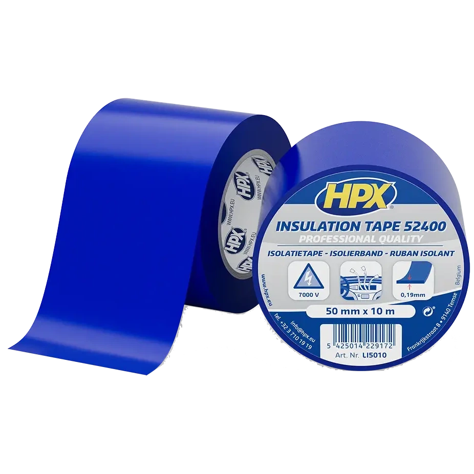 HPX LI5010 52400 50мм x 10м Стрічка ПВХ ізоляційна