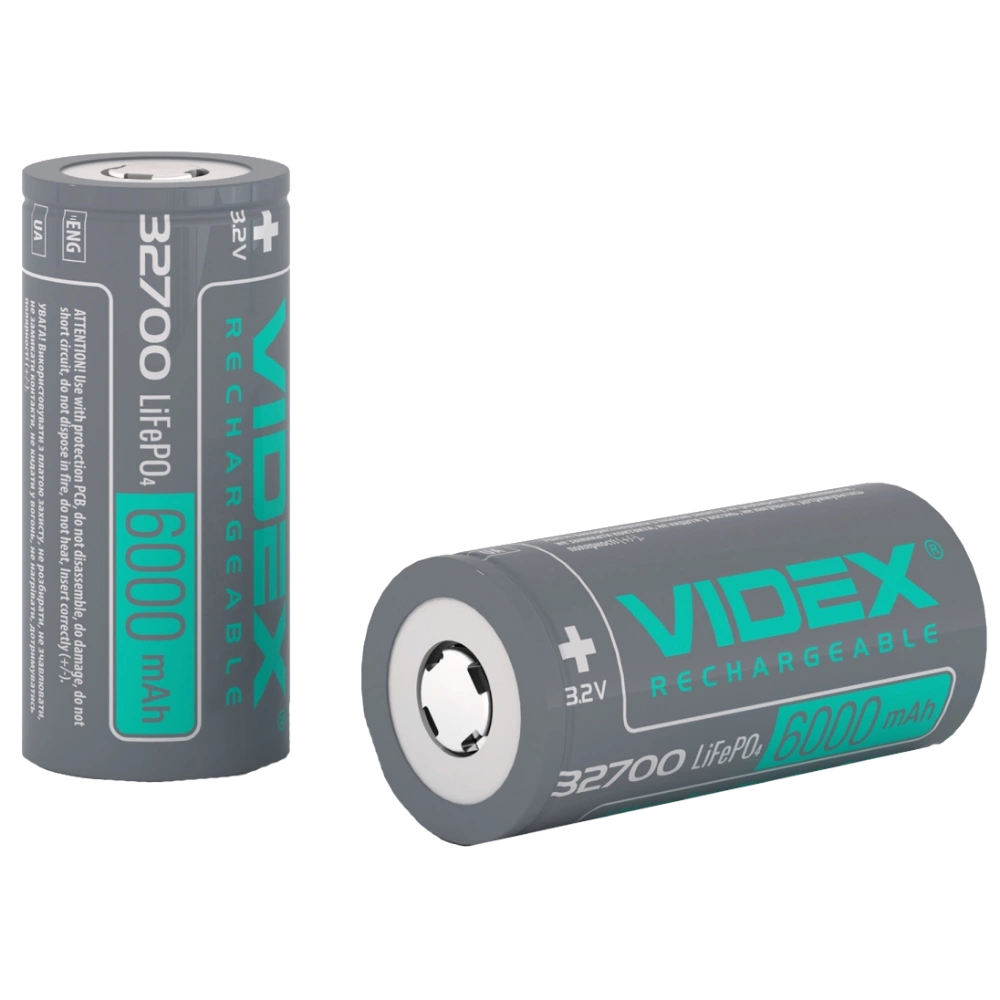 Videx LiFePO4 32700 6000mAh Аккумулятор