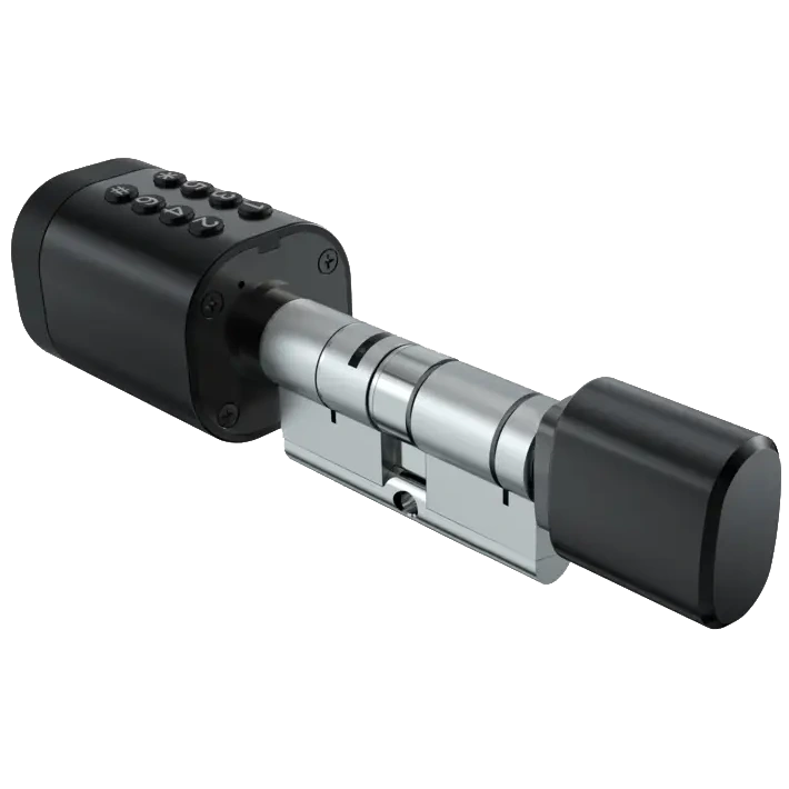SEVEN LOCK SL-7774BF black (35-90мм) (циліндр) Біометричний замок - Зображення 3