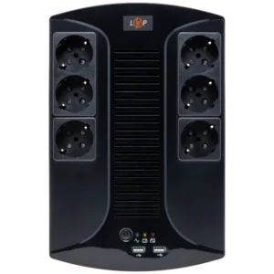 LOGICPOWER 650VA-6PS (455Вт) Джерело безперебійного живлення