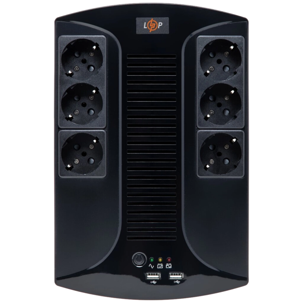 LOGICPOWER 650VA-6PS (455Вт) Джерело безперебійного живлення